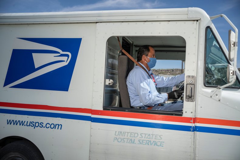 US Postal worker Texas April 2020