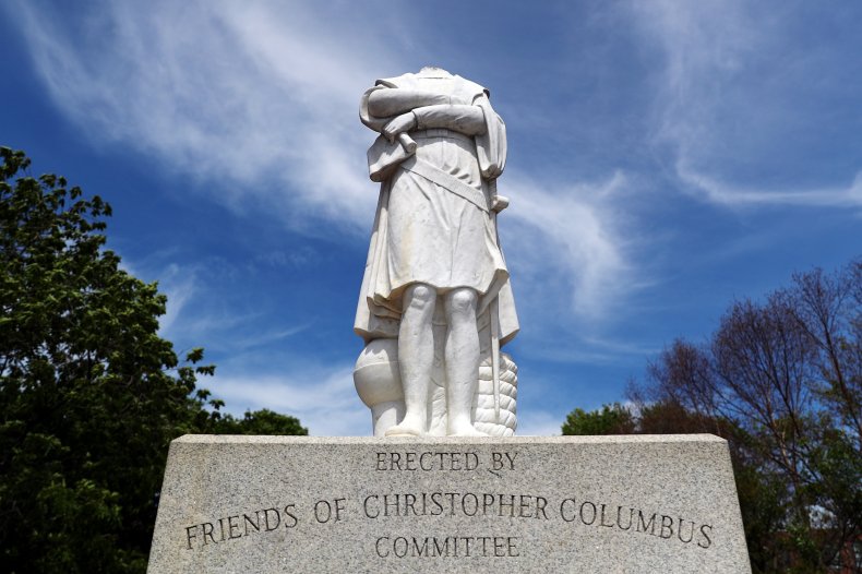 Columbus statue, Boston