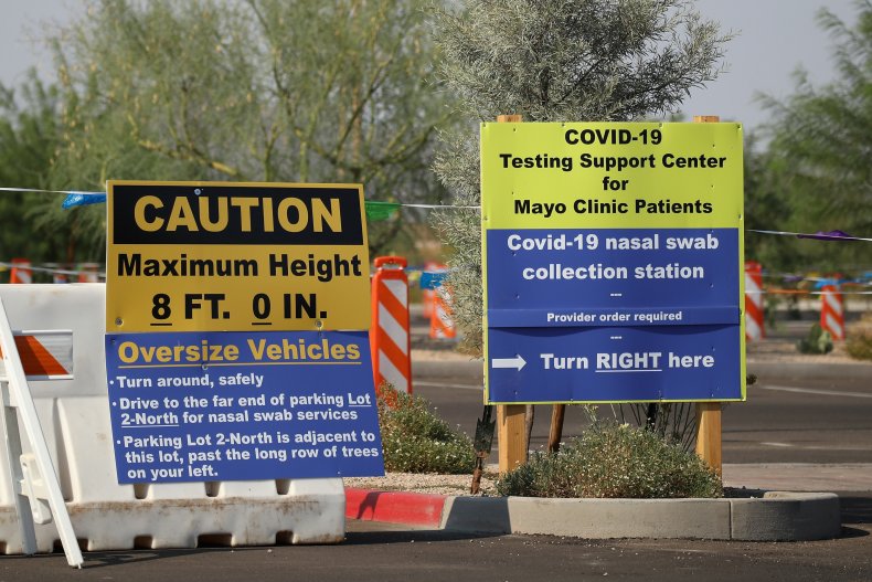 Arizona coronavirus testing tests COVID Phoenix 