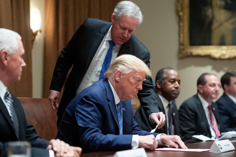 mark meadows donald trump coronavirus