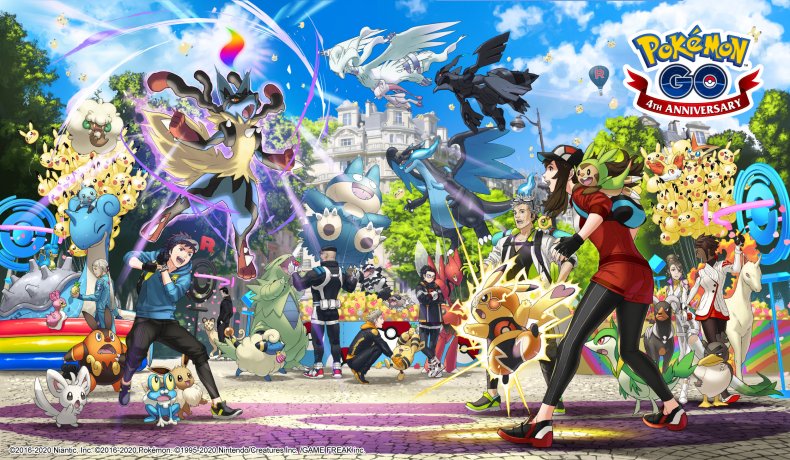 pokemon go fest 2020 4th anniversary artwork