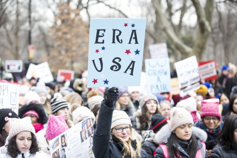 ERA sign Women's March NYC 2020