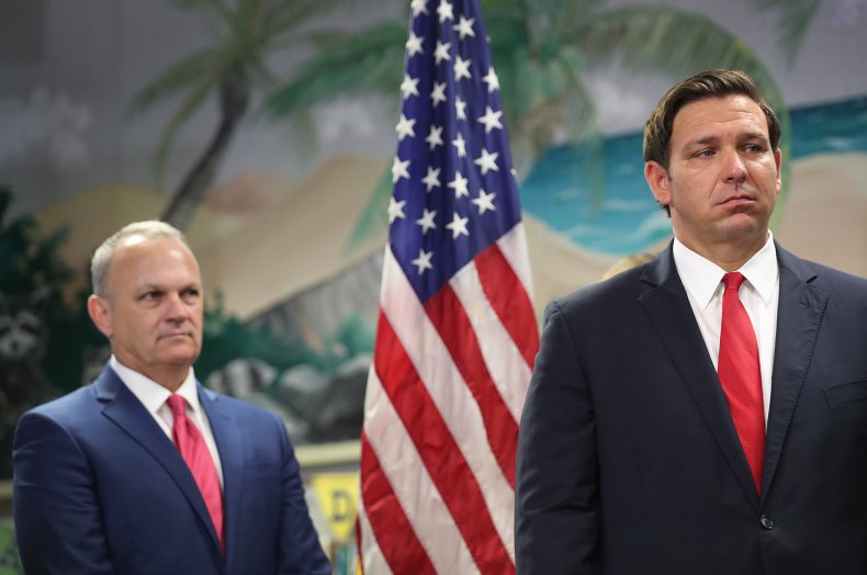 Corcoran and DeSantis