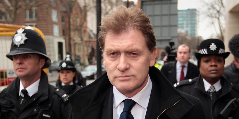 Eric Joyce leaves court after assault charge