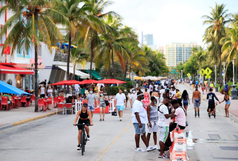Miami Beach Florida July 2020