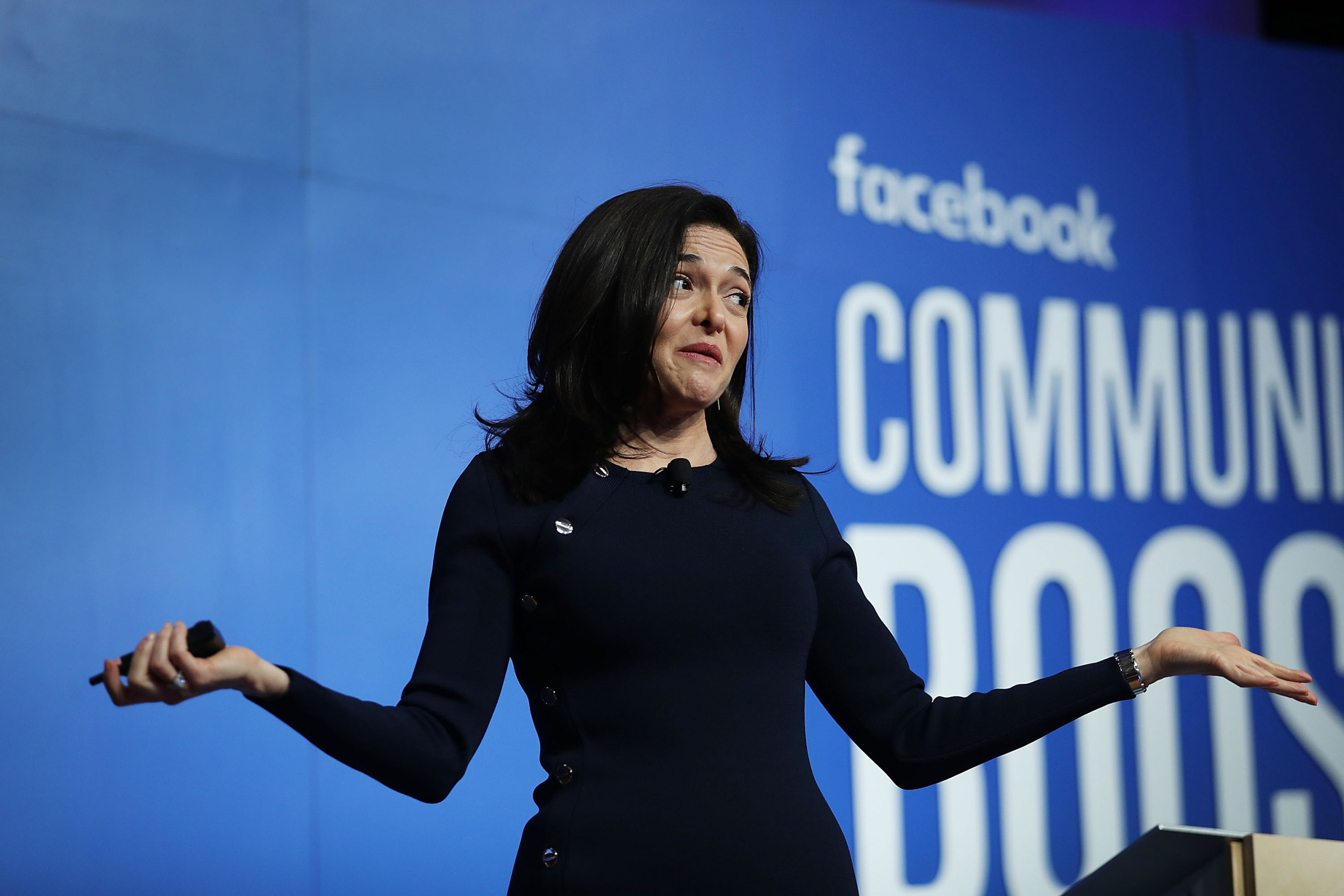 I cry at work': Facebook's Sheryl Sandberg says it's okay for