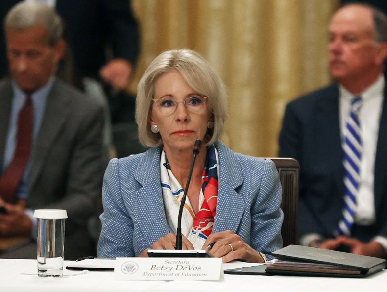 Education Secretary Betsy DeVos