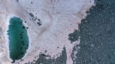 pink snow alps pink snow alps
