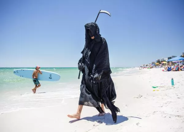 Florida, beaches, Grim Reaper, Coronavirus