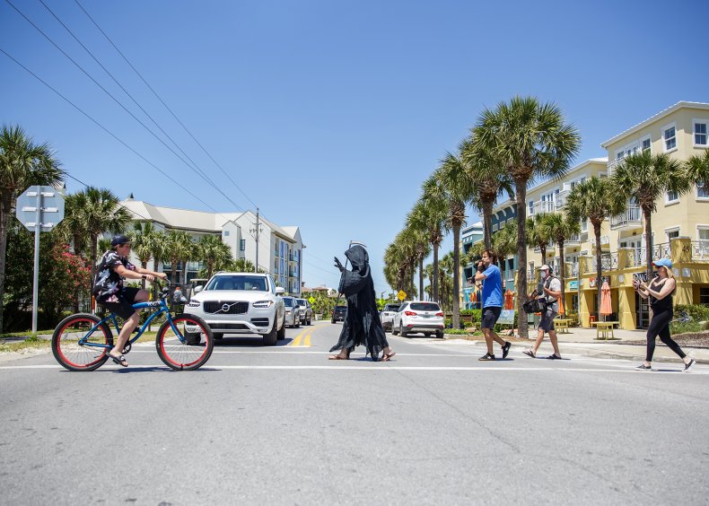 Grim reaper, Florida, Coronavirus, Pandemic