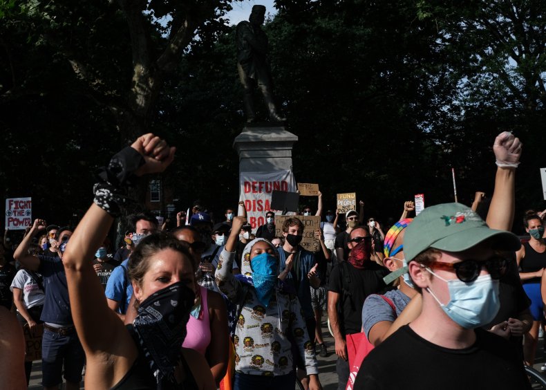 Protesters Rally in New York City