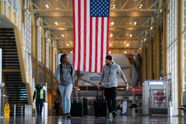 Reagan Airport, Arlington, Virginia, March 2020