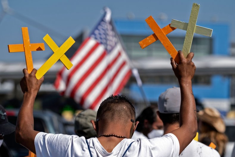mexico, migrant, protest, donald, trump, deportation