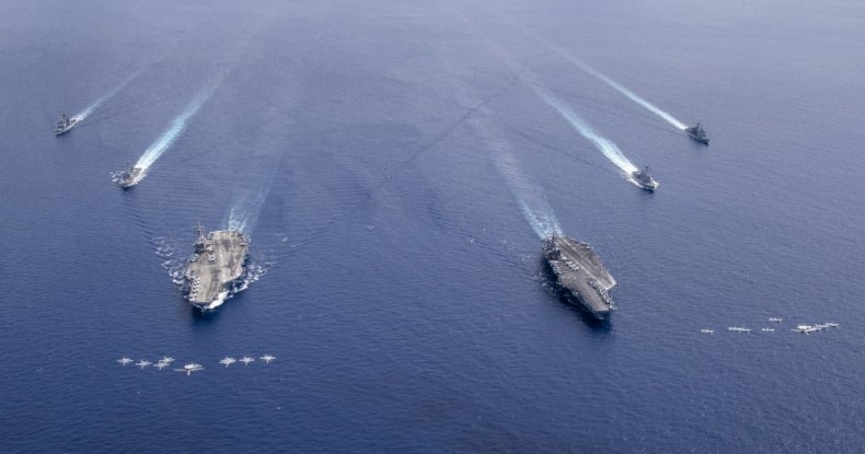 us, aircraft, carriers, south, china, sea