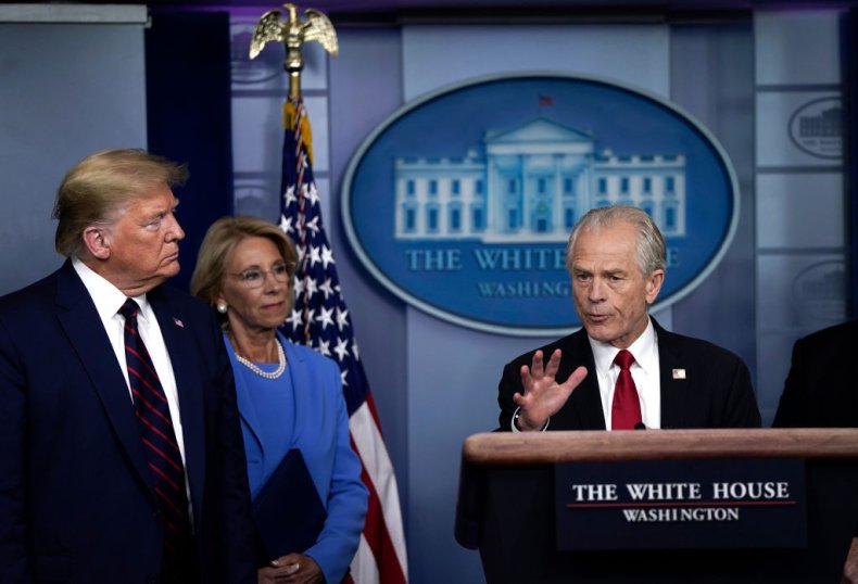 Donald Trump and Peter Navarro
