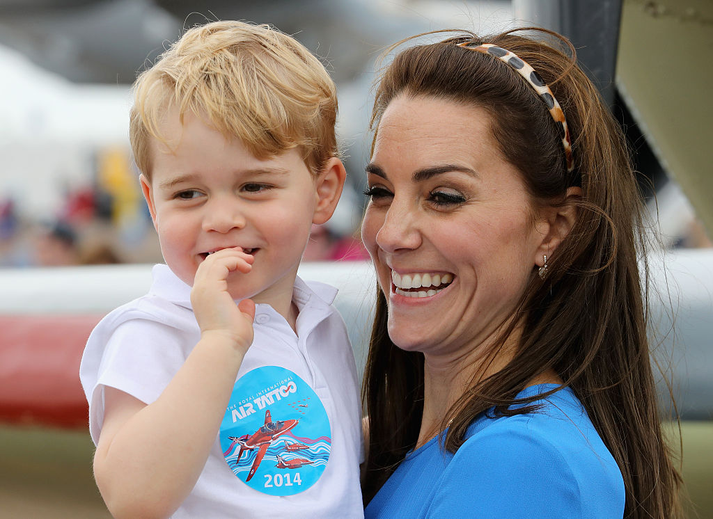 Prince George, Princess Charlotte & Louis's Visit to Royal International  Air Tattoo in Photos