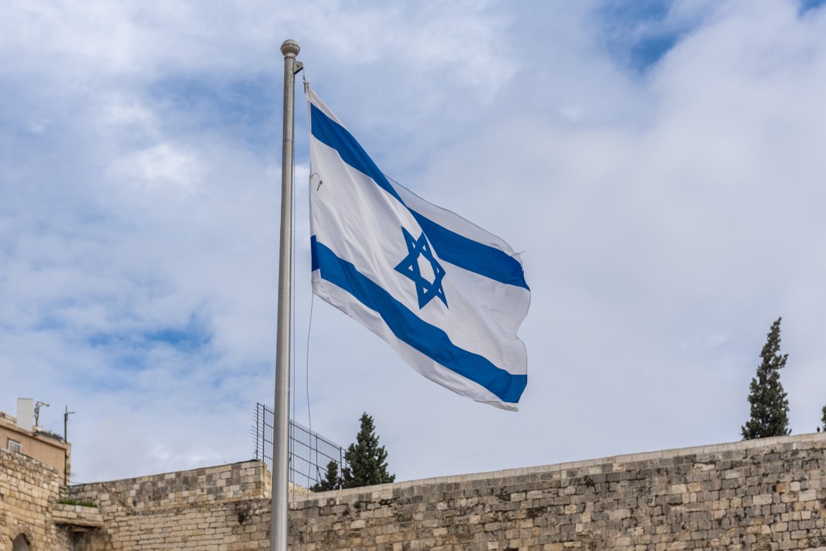 Israeli flag in Jerusalem