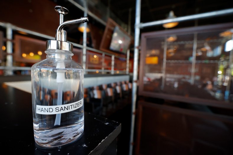 Georgia bar hand sanitizer April 2020
