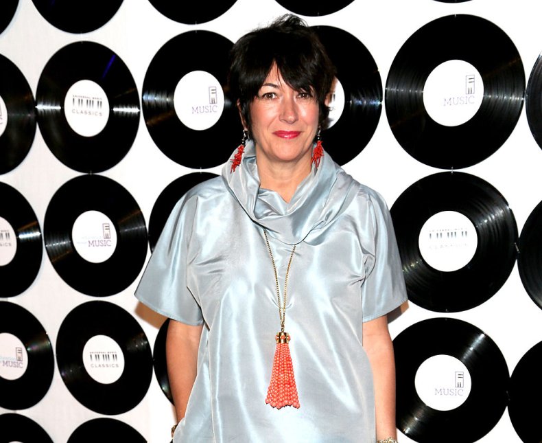 Ghislaine Maxwell at New York Benefit Gala