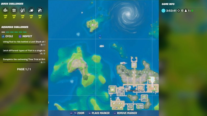 fortnite trident location 1