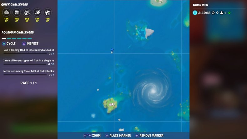fortnite trident location 3