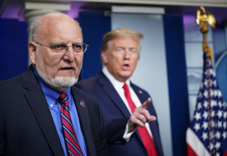 Robert Redfield and Donald Trump