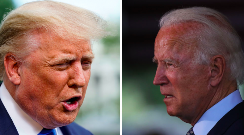 Donald Trump and Joe Biden