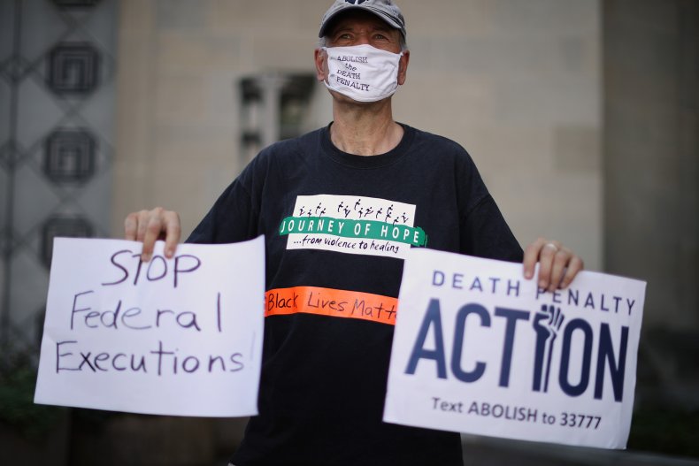 Death penalty protest