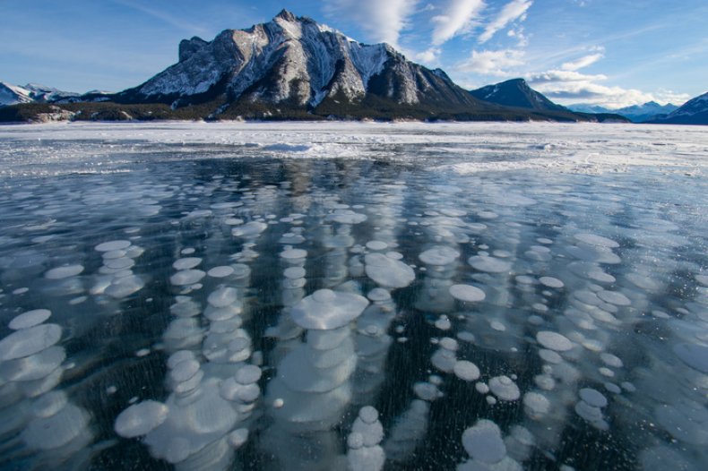 methane bubbles