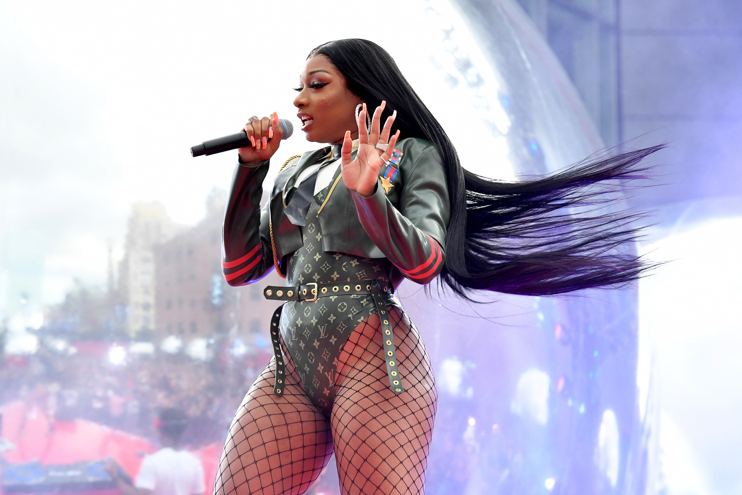 Megan Thee Stallion is the first female rapper to win Best New Artist Gramm...