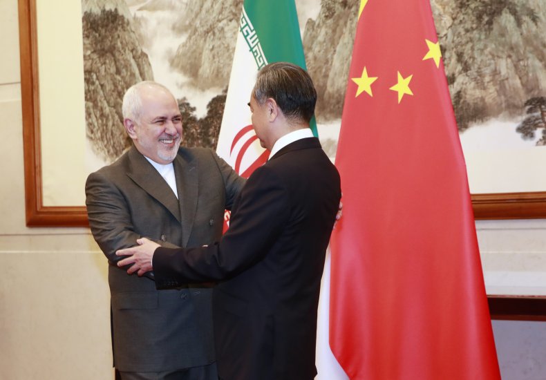 Chinese and Iranian foreign ministers