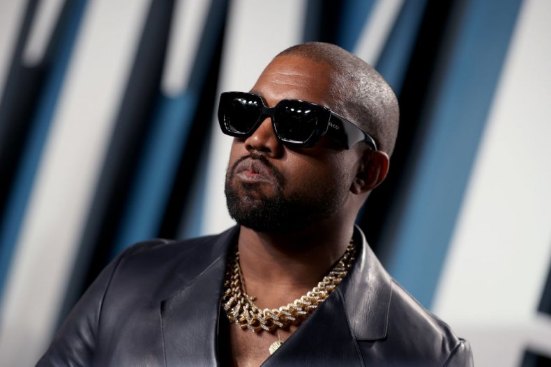 Kanye West at Vanity Fair Party