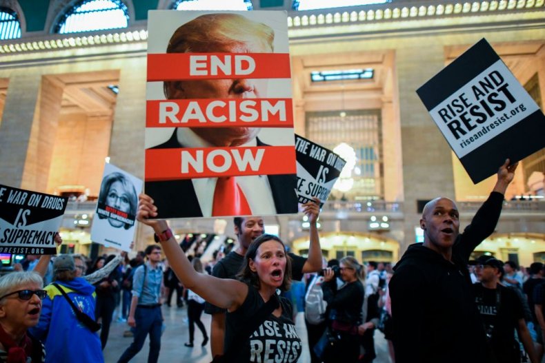 End Racism Now sign