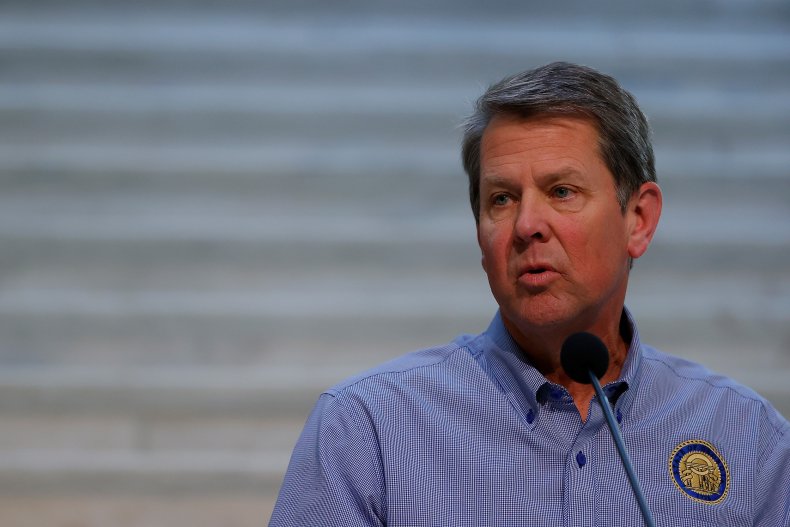 georgia mask brian kemp