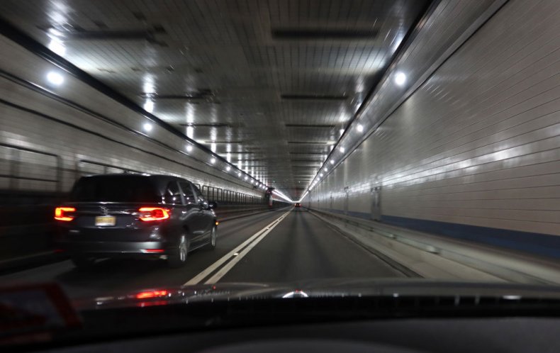 Inside Lincoln Tunnel, NYC
