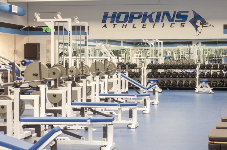 Gym at Johns Hopkins University
