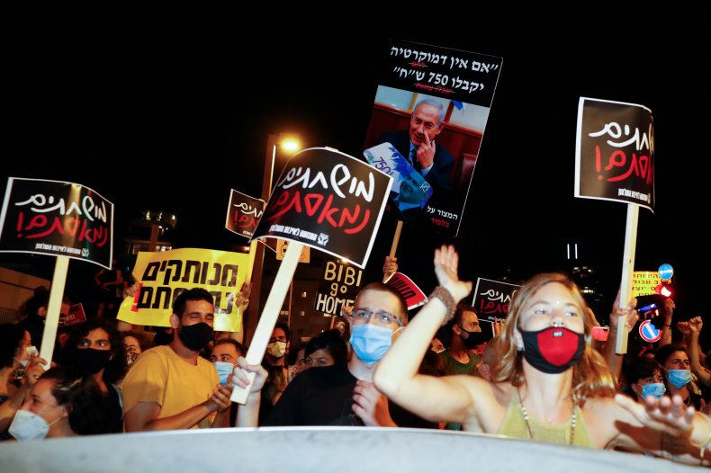 Benjamin Netanyahu, Israel, coronavirus, Jeffrey Epstein, protests