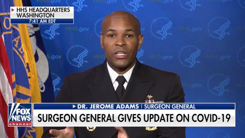 surgeon general jerome adams mask