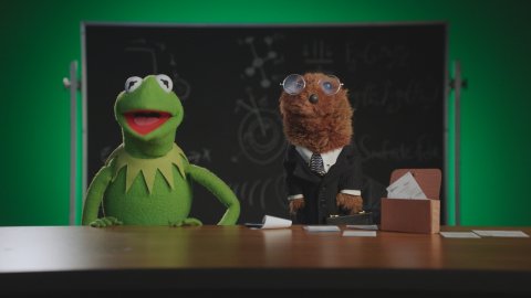 Kermit the Frog on Disney+’ ‘Muppets Now'