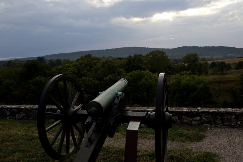 Cannon at Antietam