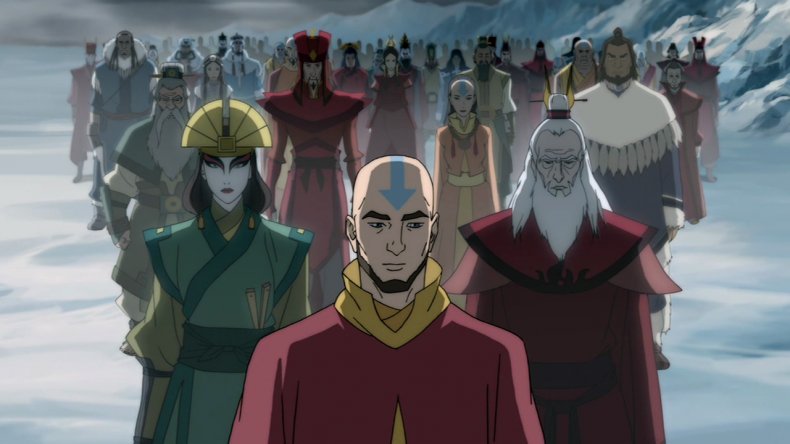 avatars aang kyoshi roku yangchen kuruk