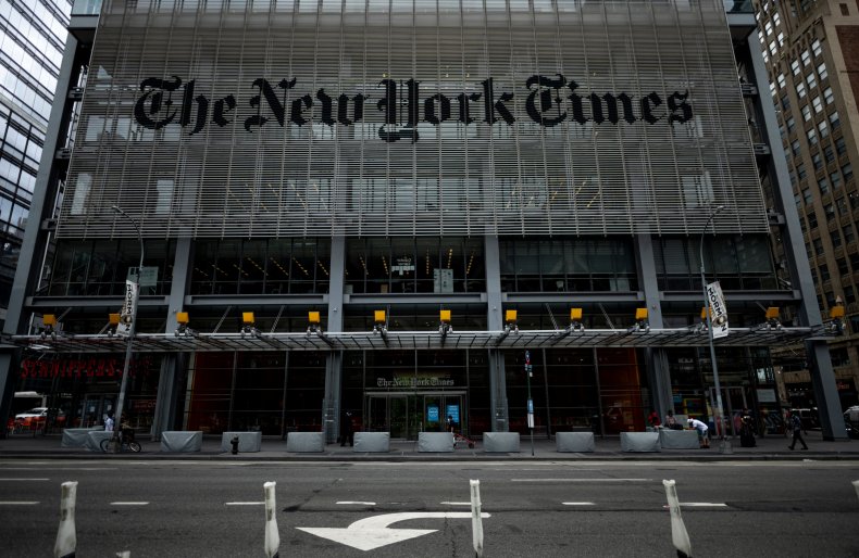 New York Times building in New YorkCity