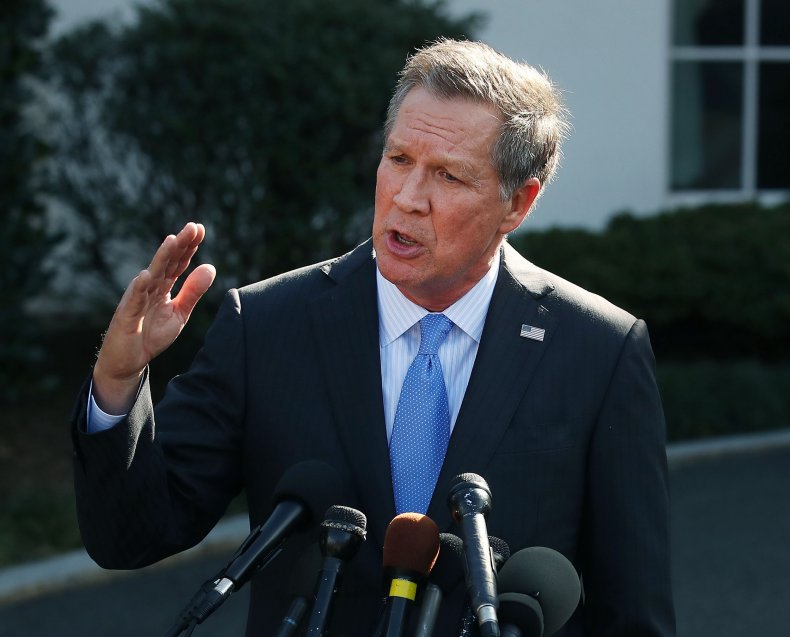 Former Ohio Governor John Kasich