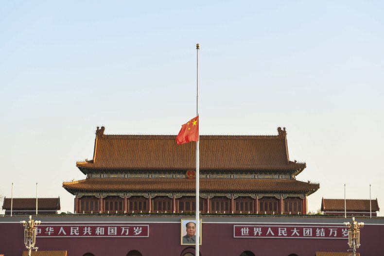 Tiananmen Square during coronavirus