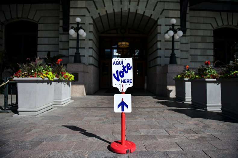 voting sign