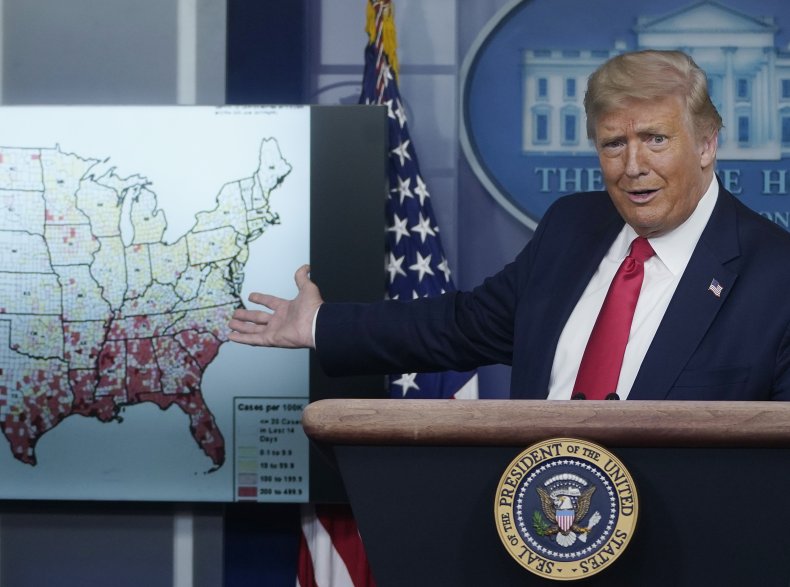 President Donald Trump Florida Map