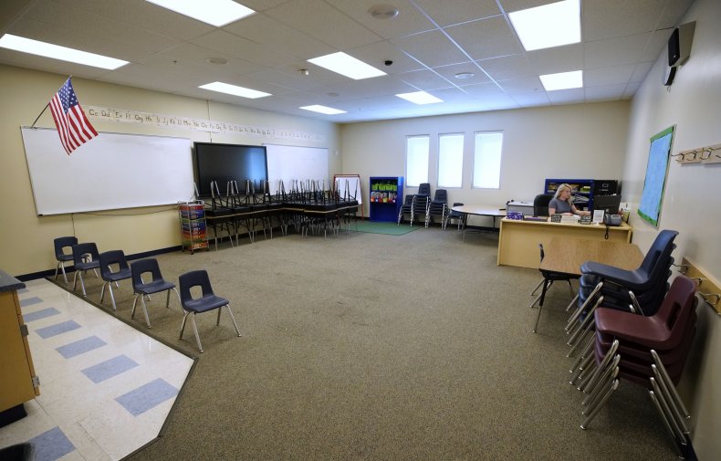 Empty classroom