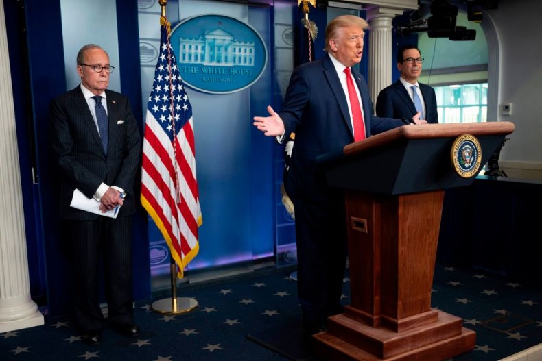 Larry Kudlow and Donald Trump