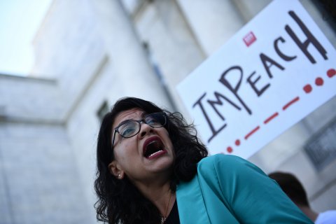 Tlaib Calls to Impeach Trump