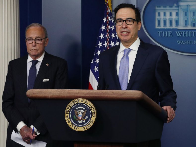 Larry Kudlow and Steve Mnuchin